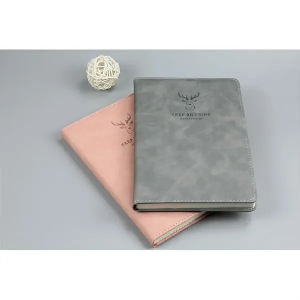 TiTUS® Executive Velveteen PU Lather A5 Notebook - TiTUS® Executive Velveteen PU Lather A5 Notebook - Image 6 of 6