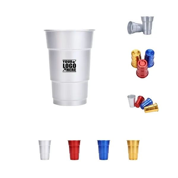 Aluminum Party Beer Mug - Aluminum Party Beer Mug - Image 0 of 2