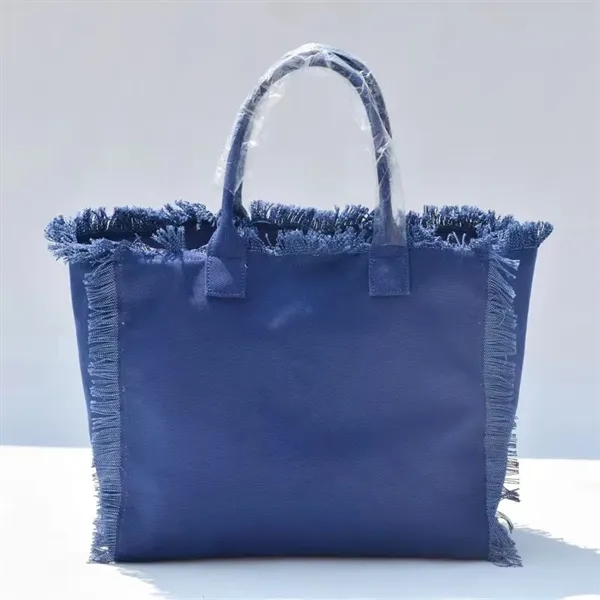 Fringe Hobo Tote - Fringe Hobo Tote - Image 5 of 6
