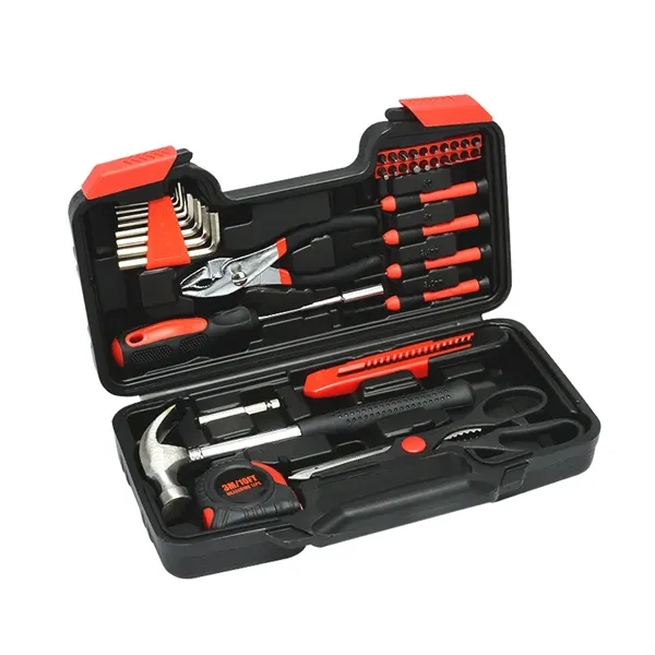 39pcs Tool Kit with Portable Toolbox - 39pcs Tool Kit with Portable Toolbox - Image 1 of 4