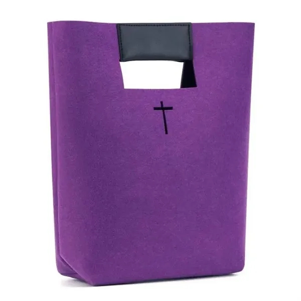 Felt Bible Cover Christian Church Handbags - Felt Bible Cover Christian Church Handbags - Image 3 of 9