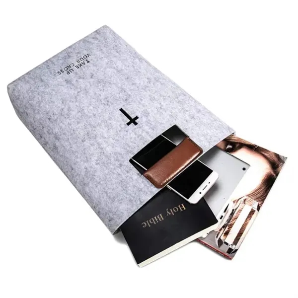 Felt Bible Cover Christian Church Handbags - Felt Bible Cover Christian Church Handbags - Image 7 of 9
