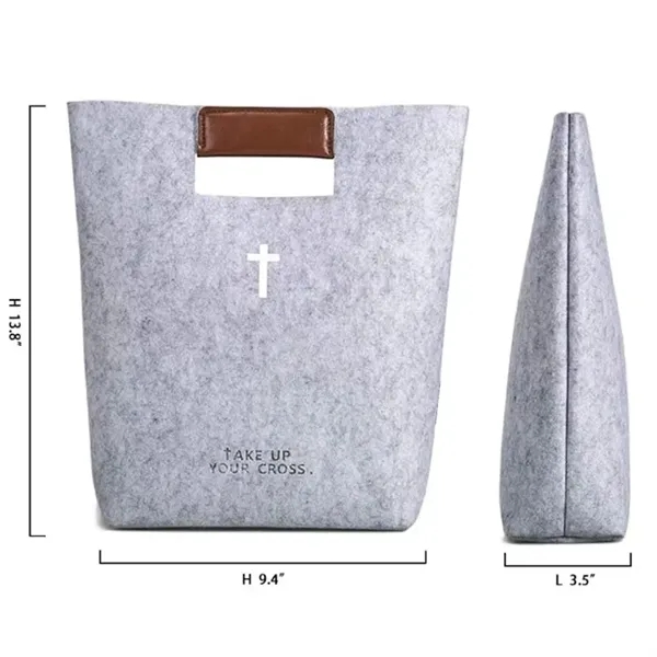 Felt Bible Cover Christian Church Handbags - Felt Bible Cover Christian Church Handbags - Image 8 of 9