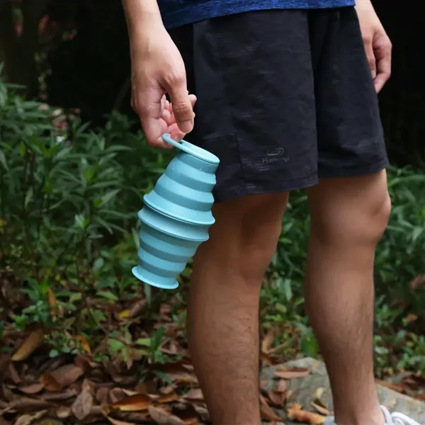 17OZ Foldable Drinking Bottle - 17OZ Foldable Drinking Bottle - Image 2 of 4