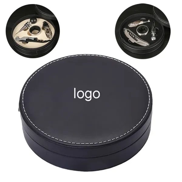 4 In 1 Wine Bottle Opener Tool Kit - 4 In 1 Wine Bottle Opener Tool Kit - Image 0 of 3