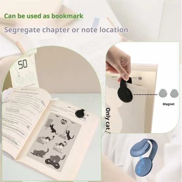 Customzied Silicone Magnetic Bookmark - Customzied Silicone Magnetic Bookmark - Image 1 of 5