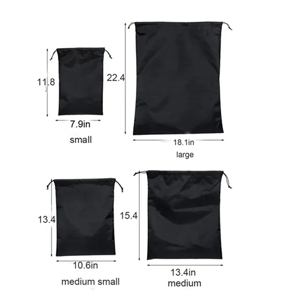 Portable Nylon Waterproof Travel Drawstring Bag - Portable Nylon Waterproof Travel Drawstring Bag - Image 1 of 5