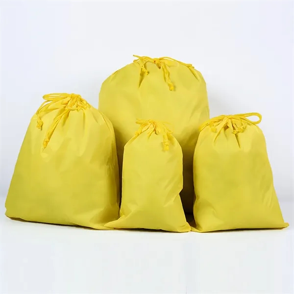 Portable Nylon Waterproof Travel Drawstring Bag - Portable Nylon Waterproof Travel Drawstring Bag - Image 3 of 5