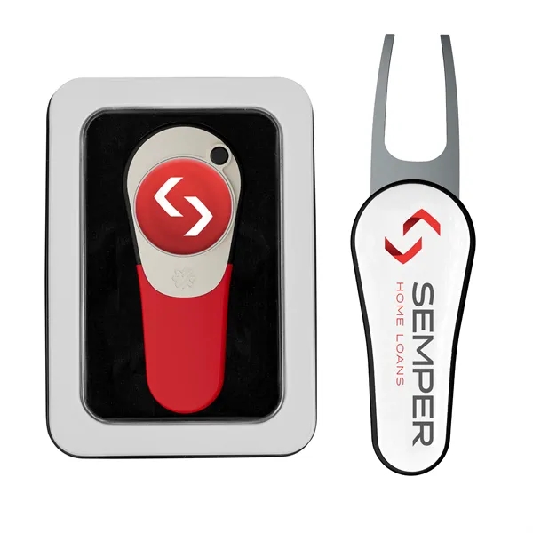 Pitchfix XL 2.5 Golf Divot Tool in Window Tin - Pitchfix XL 2.5 Golf Divot Tool in Window Tin - Image 7 of 7