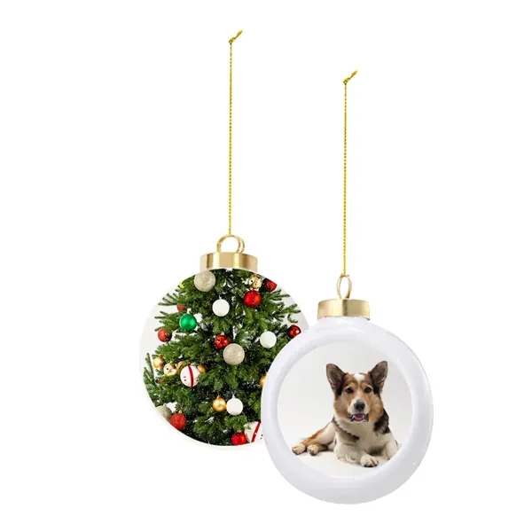 Ceramic Ball Christmas Tree Ornament