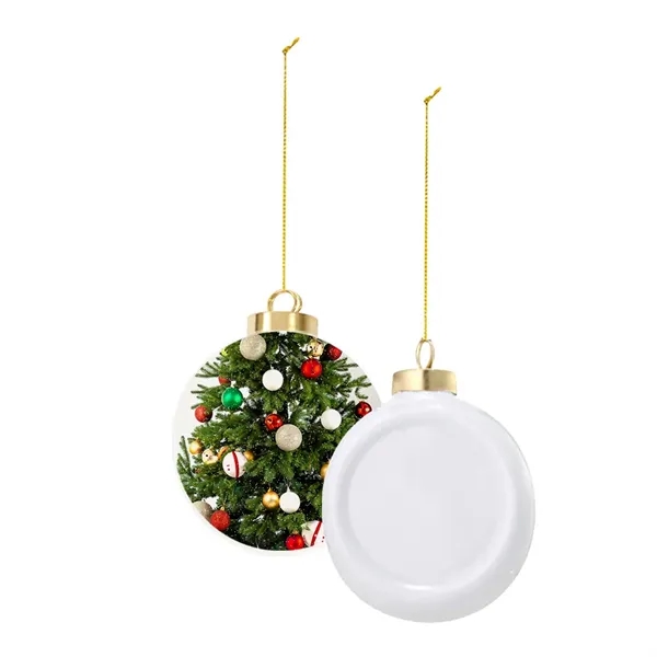 Ceramic Ball Christmas Tree Ornament