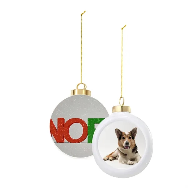 Ceramic Ball Christmas Tree Ornament
