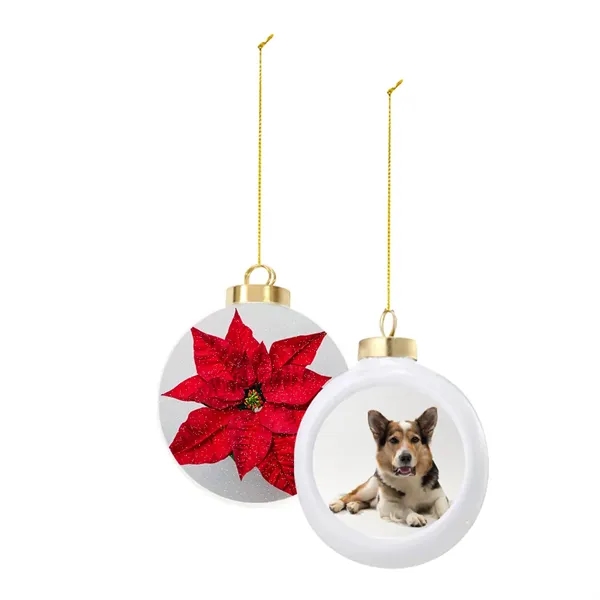 Ceramic Ball Christmas Tree Ornament