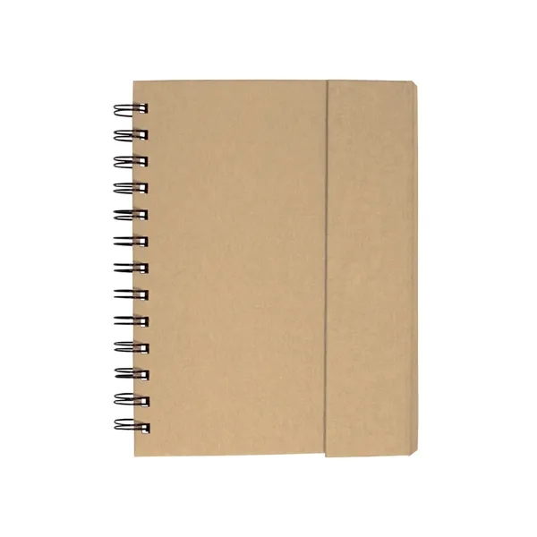 Prime Line Spiral Notebook With Sticky Notes & Pen 5.75" ... - Prime Line Spiral Notebook With Sticky Notes & Pen 5.75" ... - Image 11 of 14