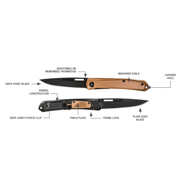 Gerber® Affinity Copper Folding Knife - Gerber® Affinity Copper Folding Knife - Image 2 of 5