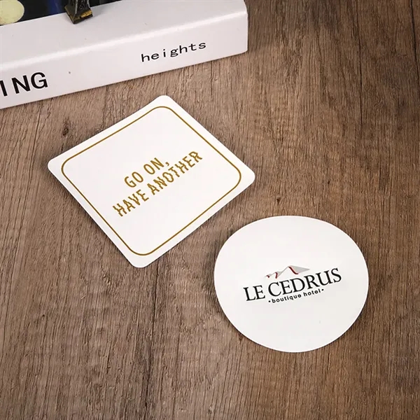 Disposable Square Paper Coaster - Disposable Square Paper Coaster - Image 5 of 5