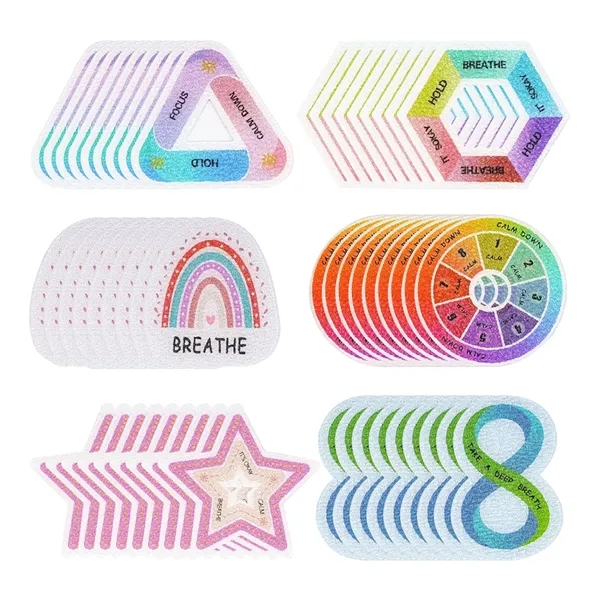 PEVA Anxiety Sensory Relief Stickers Mood Calming Strips - PEVA Anxiety Sensory Relief Stickers Mood Calming Strips - Image 1 of 6