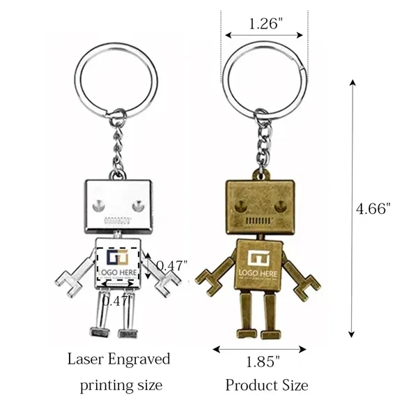 Promo Robot Shaped Key Chain - Promo Robot Shaped Key Chain - Image 4 of 4