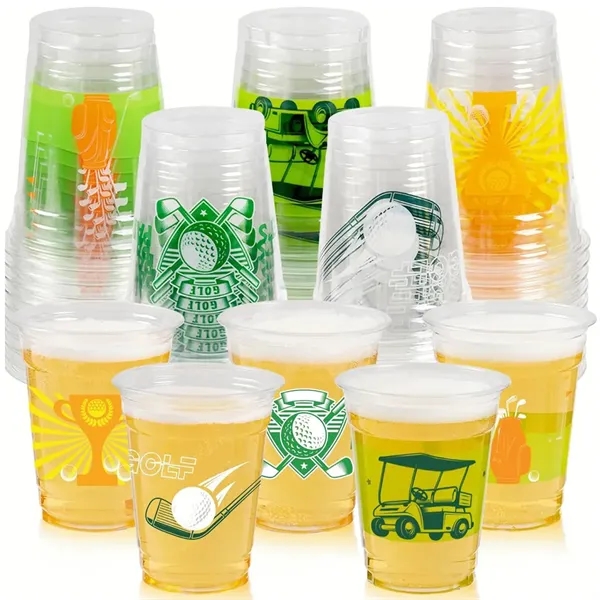 12 oz Disposable Clear Plastic Cups with Lids - 12 oz Disposable Clear Plastic Cups with Lids - Image 4 of 4