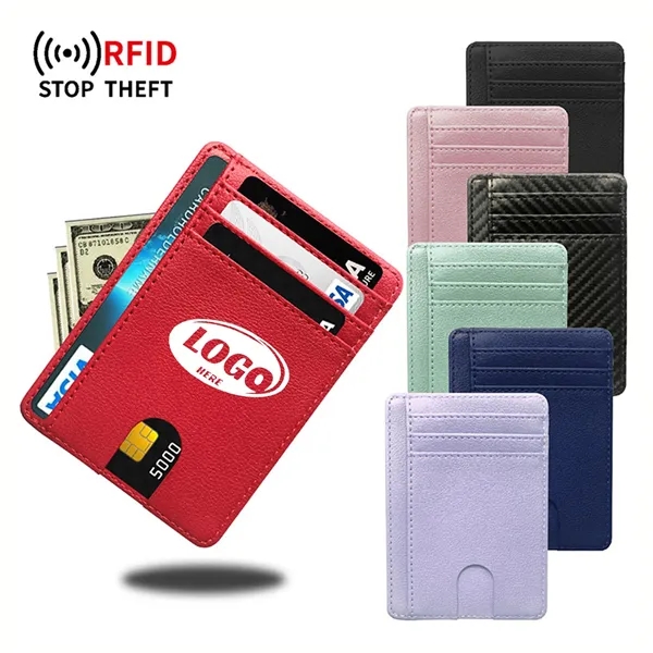 RFID Blocking Smart Slim PU Wallet - RFID Blocking Smart Slim PU Wallet - Image 0 of 5