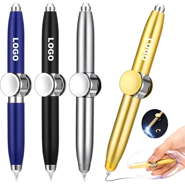 Stress Reducer Writing Tool Spinning Fidget Ballpoint Pen - Stress Reducer Writing Tool Spinning Fidget Ballpoint Pen - Image 0 of 8