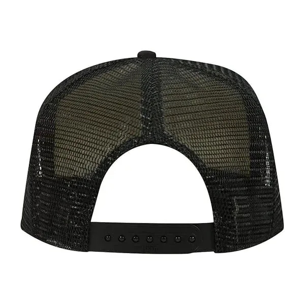 Polyester Foam 5 Panel High Crown Mesh Back Trucker Hat - Polyester Foam 5 Panel High Crown Mesh Back Trucker Hat - Image 1 of 3