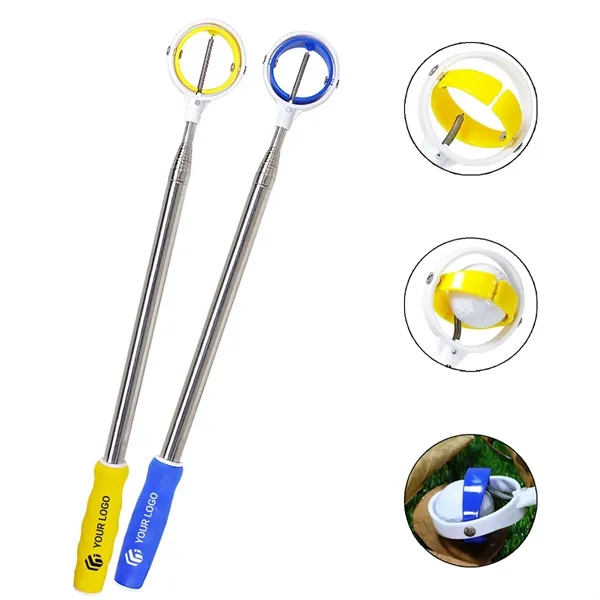 Versatile portable telescopic spring golf ball retriever - Versatile portable telescopic spring golf ball retriever - Image 0 of 4