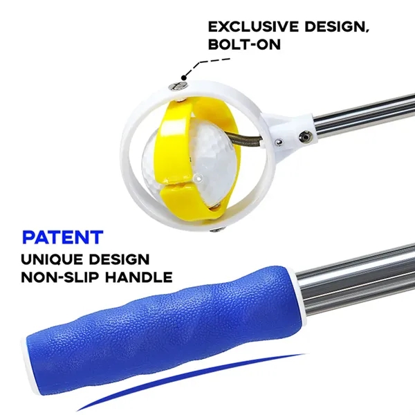 Versatile portable telescopic spring golf ball retriever - Versatile portable telescopic spring golf ball retriever - Image 3 of 4