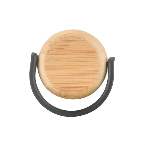 Vail 21 oz RPET Water Bottle with Bamboo Lid - Vail 21 oz RPET Water Bottle with Bamboo Lid - Image 7 of 7
