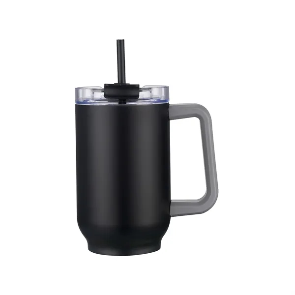 Bernard Two-in-One 21 oz Stainless Steel Travel Mug and Beve - Bernard Two-in-One 21 oz Stainless Steel Travel Mug and Beve - Image 21 of 42