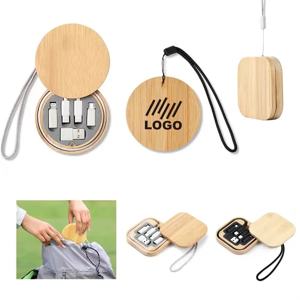 Bamboo Multi Usb Charging Cable Kit - Bamboo Multi Usb Charging Cable Kit - Image 0 of 5