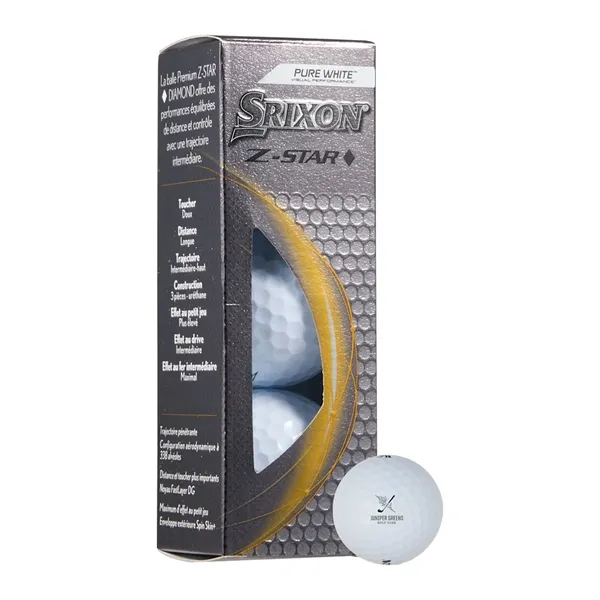 Srixon Z-STAR DIAMOND Golf Balls - 3 Pack - Srixon Z-STAR DIAMOND Golf Balls - 3 Pack - Image 0 of 5