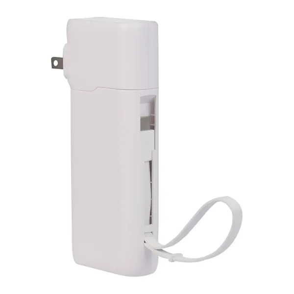 UL Listed 10,000 mAh 20W PD Power Bank with AC Plug - UL Listed 10,000 mAh 20W PD Power Bank with AC Plug - Image 6 of 7