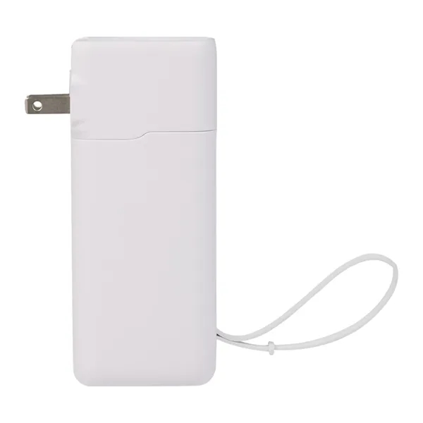 UL Listed 10,000 mAh 20W PD Power Bank with AC Plug - UL Listed 10,000 mAh 20W PD Power Bank with AC Plug - Image 4 of 7