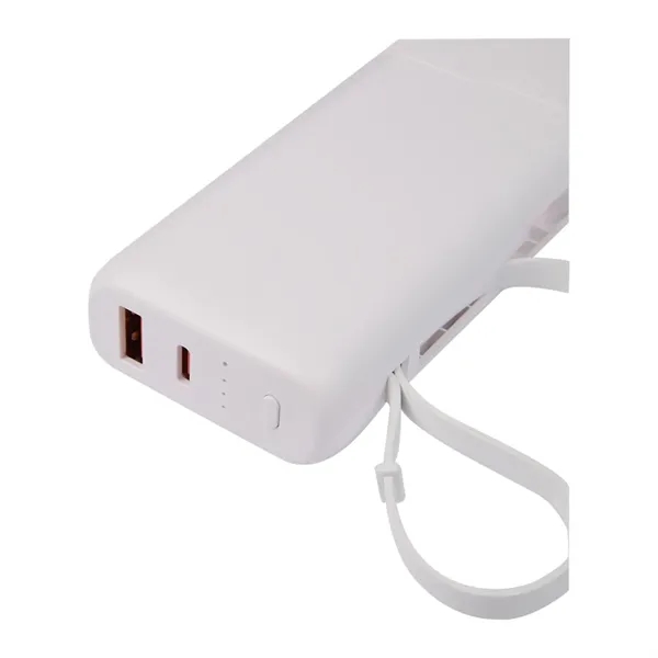 UL Listed 10,000 mAh 20W PD Power Bank with AC Plug - UL Listed 10,000 mAh 20W PD Power Bank with AC Plug - Image 5 of 7