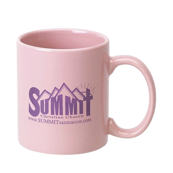 11 oz. Colored C-Handle Mug - 11 oz. Colored C-Handle Mug - Image 4 of 5