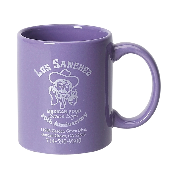 11 oz. Colored C-Handle Mug - 11 oz. Colored C-Handle Mug - Image 5 of 5