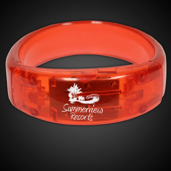 8" Light Up LED Glow Bangle Bracelet - 8" Light Up LED Glow Bangle Bracelet - Image 4 of 6