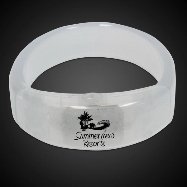 8" Light Up LED Glow Bangle Bracelet - 8" Light Up LED Glow Bangle Bracelet - Image 5 of 6