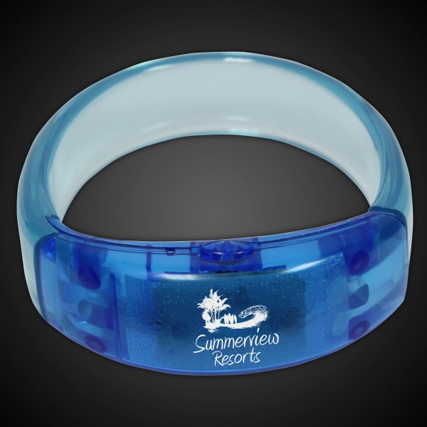 8" Light Up LED Glow Bangle Bracelet - 8" Light Up LED Glow Bangle Bracelet - Image 3 of 6