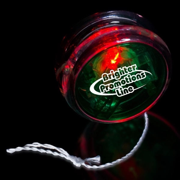 2 3/8" Light Up Red LED Glow Yo-Yo - 2 3/8" Light Up Red LED Glow Yo-Yo - Image 3 of 8