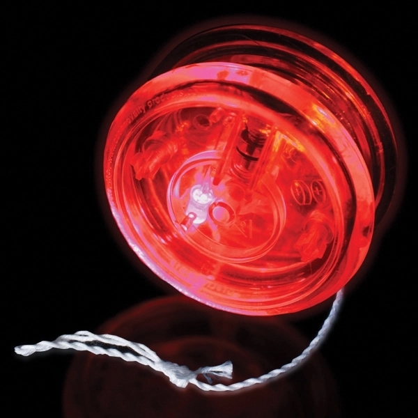 2 3/8" Light Up Red LED Glow Yo-Yo - 2 3/8" Light Up Red LED Glow Yo-Yo - Image 7 of 8
