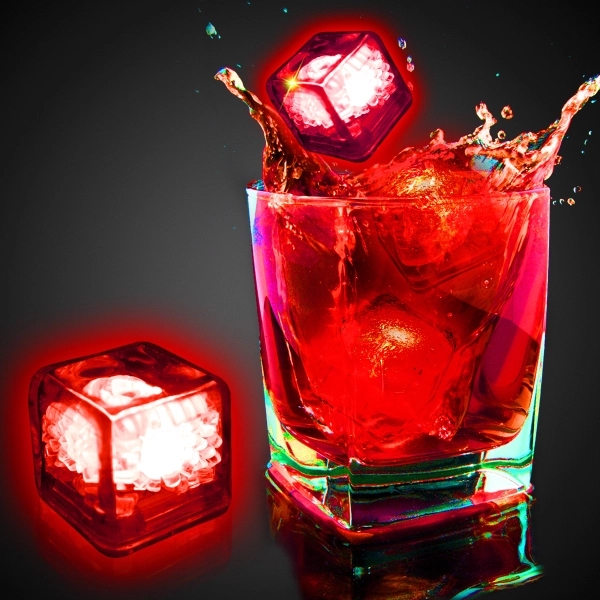 Liquid Activated Light Up LED Ice Cubes - Liquid Activated Light Up LED Ice Cubes - Image 2 of 6