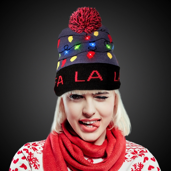 Fa La La LED Hat - Fa La La LED Hat - Image 0 of 2