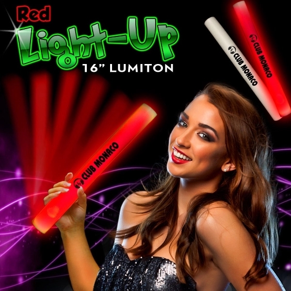 16" LED Light Up Foam Glow Lumiton Baton - 16" LED Light Up Foam Glow Lumiton Baton - Image 4 of 11