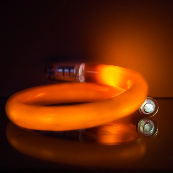 11" Coil Tube Bracelets w/Flashing LED Lights - 11" Coil Tube Bracelets w/Flashing LED Lights - Image 15 of 17