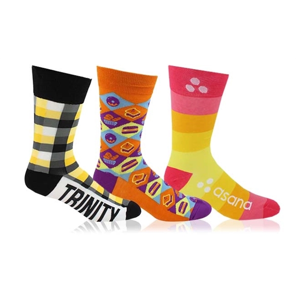 Pantone Matched Jacquard Dress Socks - Pantone Matched Jacquard Dress Socks - Image 8 of 8