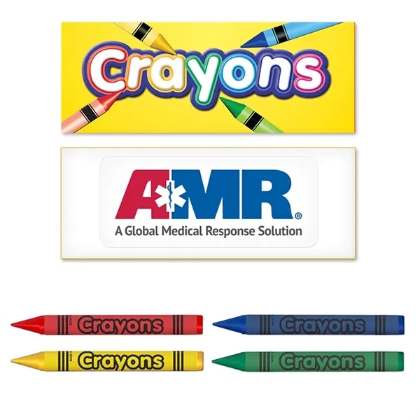 Four Pack Crayon Box With Full Color Decal - Four Pack Crayon Box With Full Color Decal - Image 0 of 0