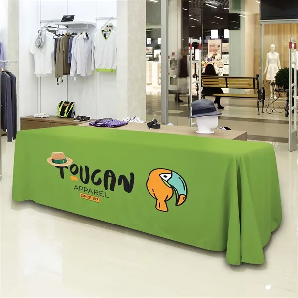 8' Economy Table Throw (Full-color Front Only) - 8' Economy Table Throw (Full-color Front Only) - Image 2 of 3