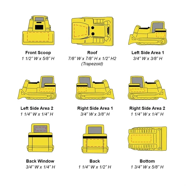Bulldozer Stress Ball - Bulldozer Stress Ball - Image 5 of 5
